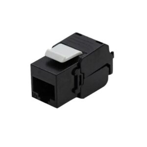 MSS Copper CAT6A RJ45 UTP Keystone Outlet Black