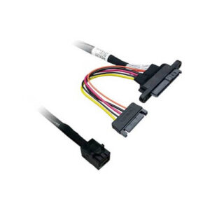 12G Internal Mini SAS HD SFF-8643 to U.2 Plug SFF-8639 + SATA Cable 100CM