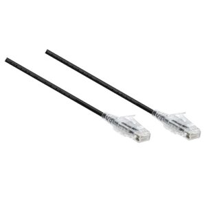 KONIX Slim CAT6 UTP Patch Cable LSZH Black 0.15M