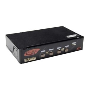 Rextron 4-Port HDMI KVM Switch With Audio & Hotkey Control