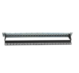 MSS Copper 24 Port Loaded Cat6A Unshielded Patch Panel