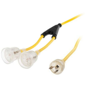 GPO Plug Split To 2x GPO Sockets