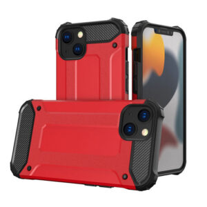 Dual Layer Tough Case For iPhone 15 Red