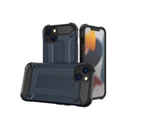 Dual Layer Tough Case for iPhone 15 Plus Blue