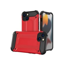 Dual Layer Tough Case for iPhone 15 Plus Red