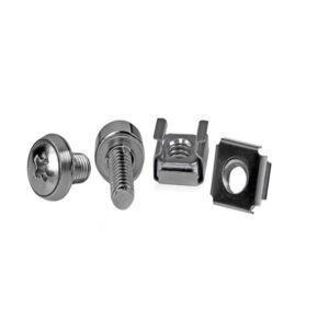 StarTech.com 50 Pkg M6 Mounting Screws And Cage Nuts