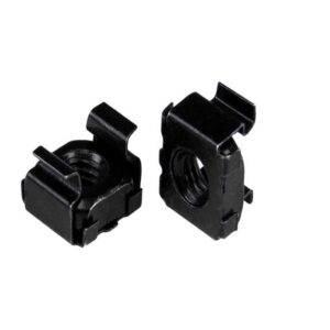 StarTech.com M5 Cage Nuts 50 Pack Black