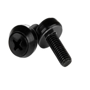StarTech.com M6 x 12mm Screws Black