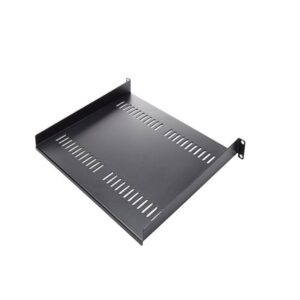 StarTech.com 1U Vented Server Rack Cabinet Shelf Black