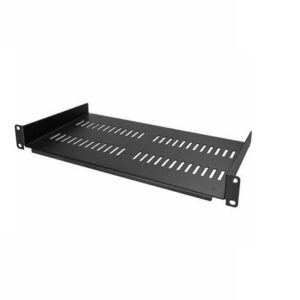 StarTech.com 1U Vented Server Rack Cabinet Shelf Black