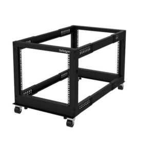 StarTech.com 4-Post 8U 19inch Mobile Open Frame Server Rack