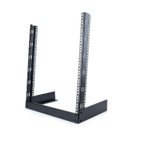 StarTech.com 12U 19inch Desktop 2-Post Open Frame Rack Black