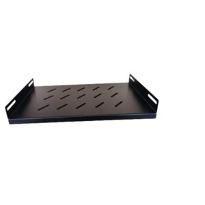 LDR Fixed 1U 350mm Deep Shelf 19" 600mm Deep Cabinet Black