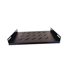 LDR Fixed 1U 550mm Deep Shelf Black