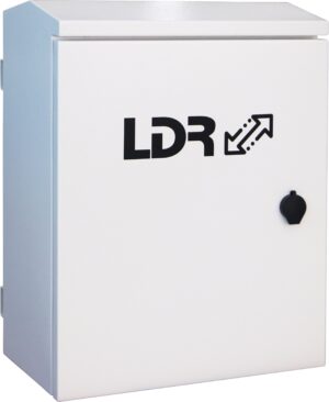 LDR Outdoor Solar/Battery Powered Pole Mount, PoE Switch, All-in-one Solution For Outdoor Power And Networking Needs, All-Weather Ready