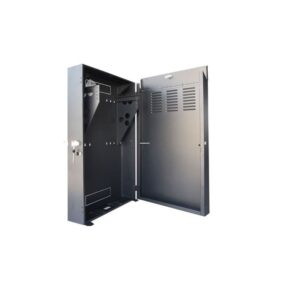 LDR Assembled 5U Flush Wall Mount Vertical Cabinet 570mm x 250mm Black Metal Construction