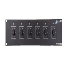 Australian Monitor 6 x 100W Attenuators On A 2RU Panel