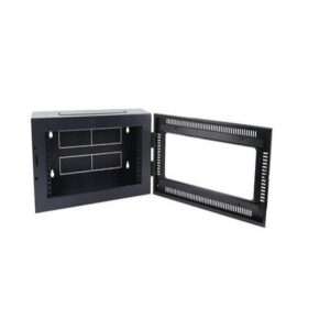 Lockable Slim Rack 19inch 4RU  Wall Mount Cabinets 200mm Deep - Black