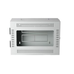 Lockable Slim Rack 19inch 4RU  Wall Mount Cabinets 200mm Deep - White