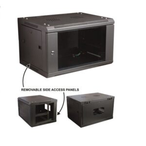 19inch 4U Glass Door Without Vents Wall Cabinet