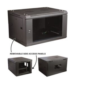 4RU 450Deep Assembled Wall Cabinet Glass Door Without Vents