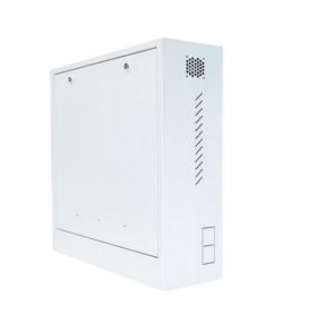 Vertical Wall Mount Security Cabinet Stores NVR And 24inch Monitor