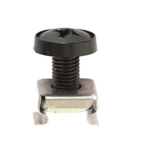 Rack Cabinet Cage Nuts 4PKT Black