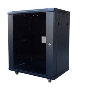 12RU 300mm Deep Glass Door Without Vents Cabinet