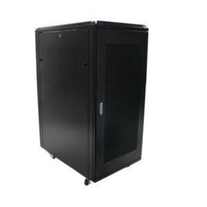 StarTech.com 25U Rack Cabinet For A/V Equipment And Server Black