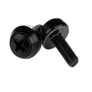 StarTech.com M5 x 12mm Screws Black