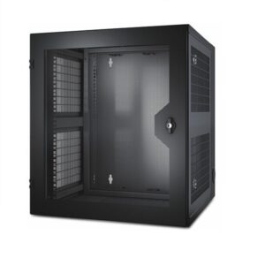 APC By Schneider Electric NetShelter WX 6U Wall Mountable Rack Cabinet Black