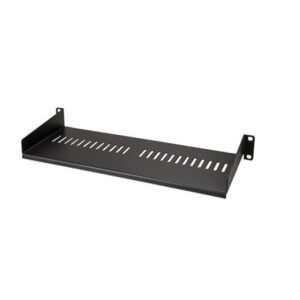 StarTech.com 1U Vented Server Rack Cabinet Shelf Black