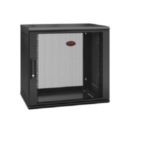 APC By Schneider Electric NetShelter WX 12U Wall Mountable Rack Cabinet Black