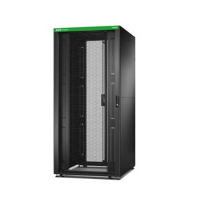 APC By Schneider Electric 42U Floor Standing Enclosed Cabinet Rack Cabinet Black