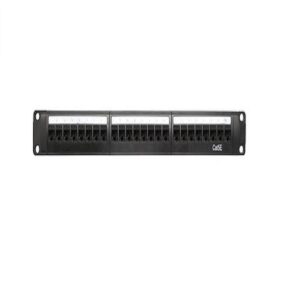 1RU 24x CAT5E UTP Ports 19inch Patch Panel