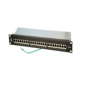 1RU 24x SFTP CAT6A Ports 19inch Patch Panel