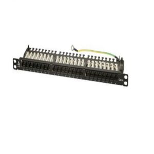 0.5RU 24x UTP CAT6A Ports 19inch Patch Panel