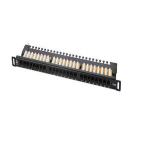 0.5RU 24x CAT6 Ports 19inch Patch Panel