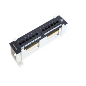 Wall Mount Patch Panel-12x UTP Ports