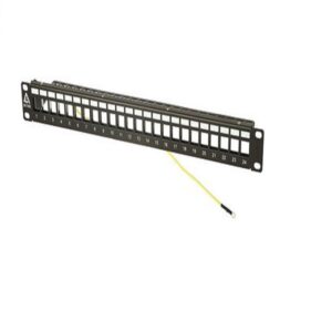 1RU 24x Unequipped STP Ports 19inch Patch Panel-Keystone