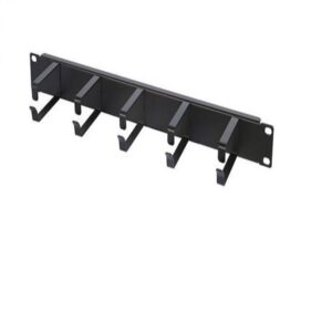 1RU Cable Manager With 5x Metal Fingers