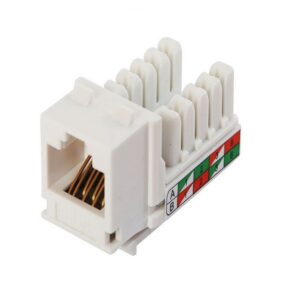 CSM102 CAT5/6 Keystone Jack White