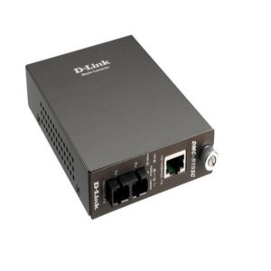 100BaseTX To 100BaseFX Media Converter With SC Fibre Connector Single Mode 1300nm 15km