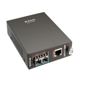 1000BaseT To 1000BaseLX Media Converter With SC Fibre Connector Single Mode 1300nm 10km