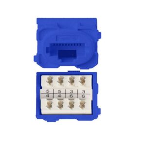 CAT3 4 Pins Voice Jack Blue