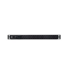 0U Basic PDU With Surge Protection 50-60HZ Aluminum Black