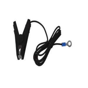 1.3m Stainless Steel Alligator Clip Black
