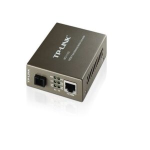 10/100Mbps RJ45 To 100Mbps Single-Mode SC Fibre Converter Black
