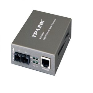 1000Mbps RJ45 To 1000Mbps Multi-Mode SC Fibre Converter Black
