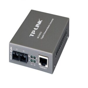 1000Mbps RJ45 To 1000Mbps Single-Mode SC Fibre Converter Black